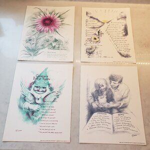 4 Prints by Marilyn Zapp 1990s